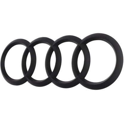 Audi Emblem | Matt Schwarz