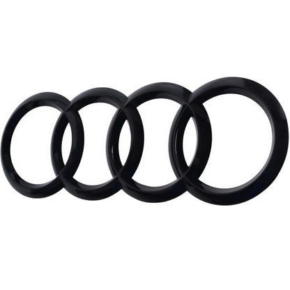 Audi Emblem | Glänzendes Schwarz
