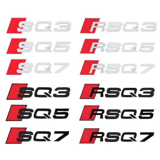 Audi SQ Model Badge