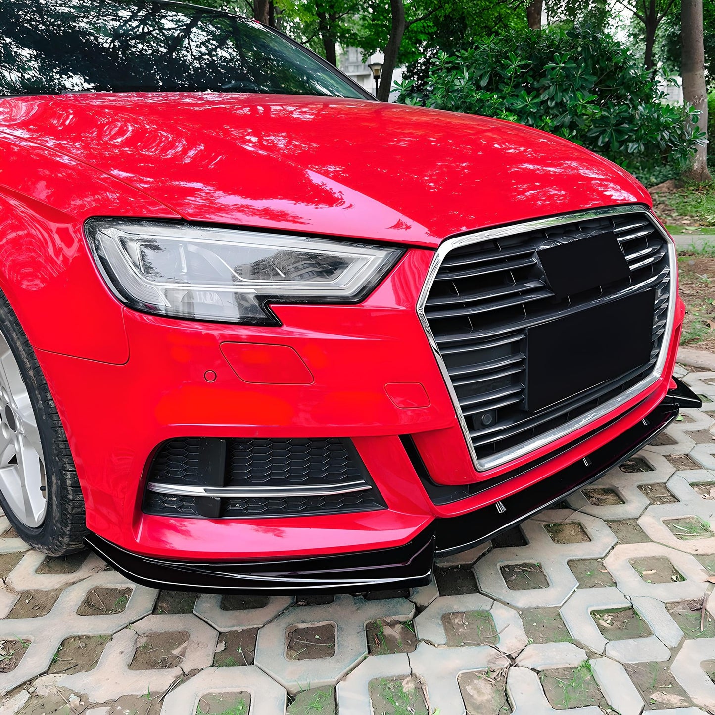 Audi Bumper | A3 S3 8V (2017 - 2020) Gloss Black