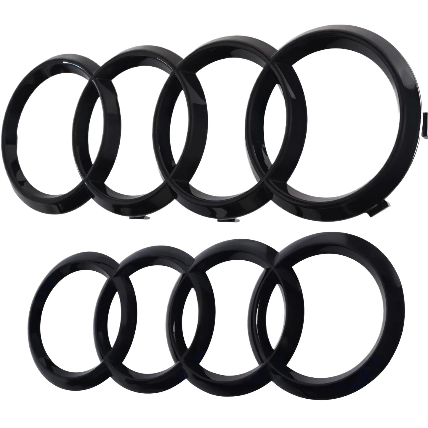 Audi Emblem | Glänzendes Schwarz