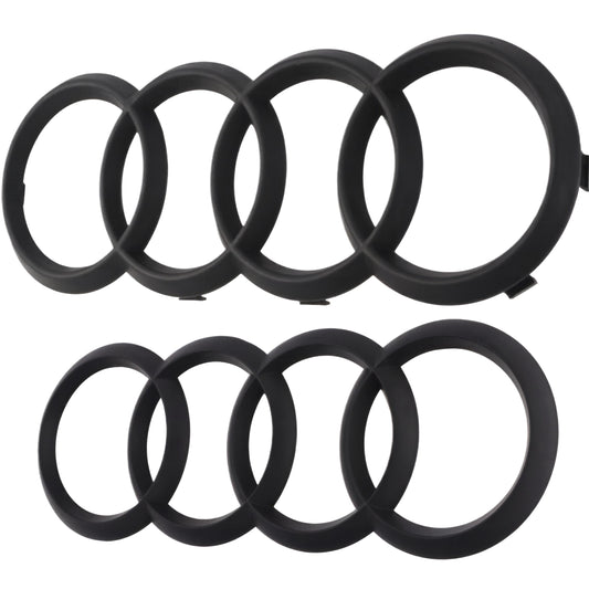 Audi Emblem Set | Matte Black