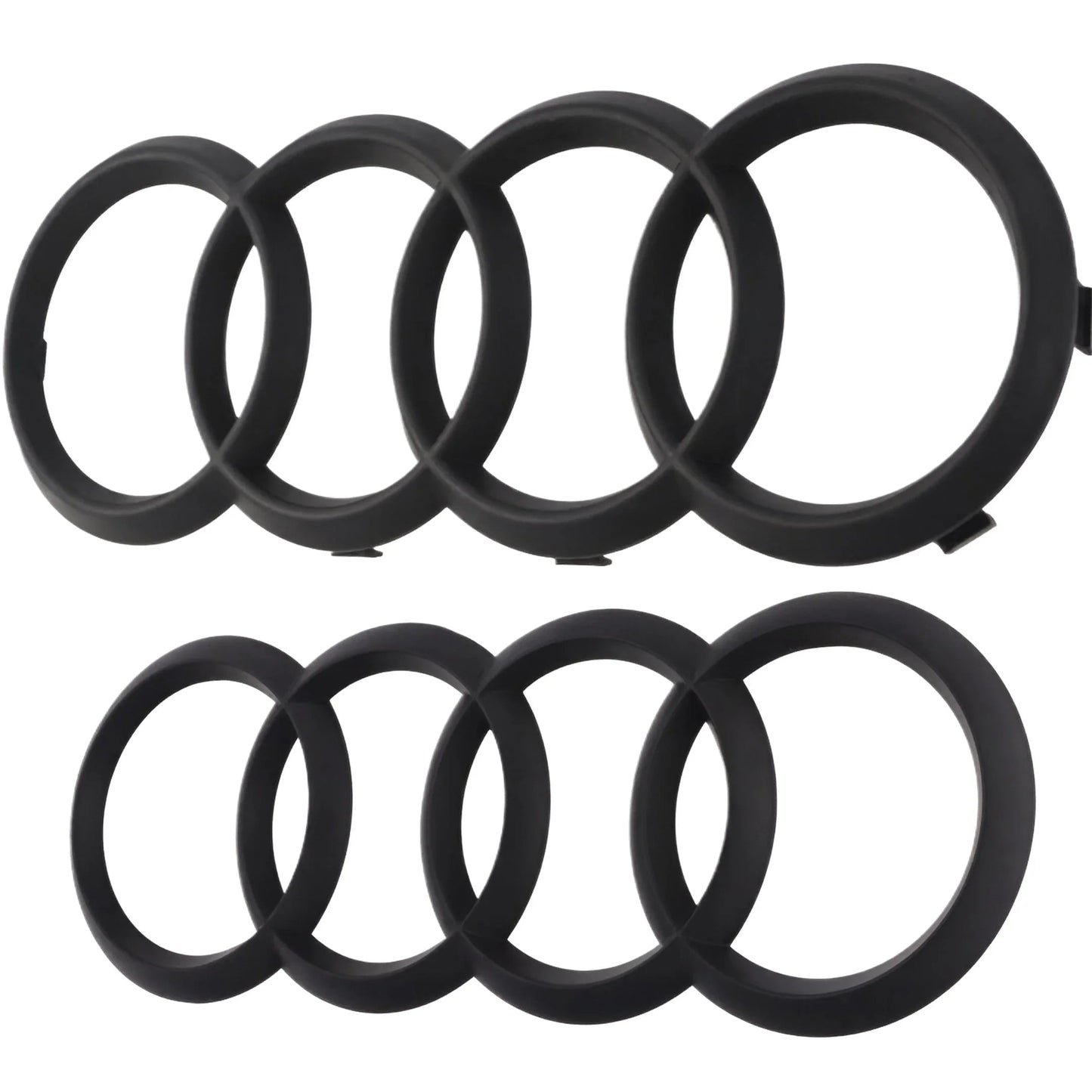 Audi Emblem | Matt Schwarz