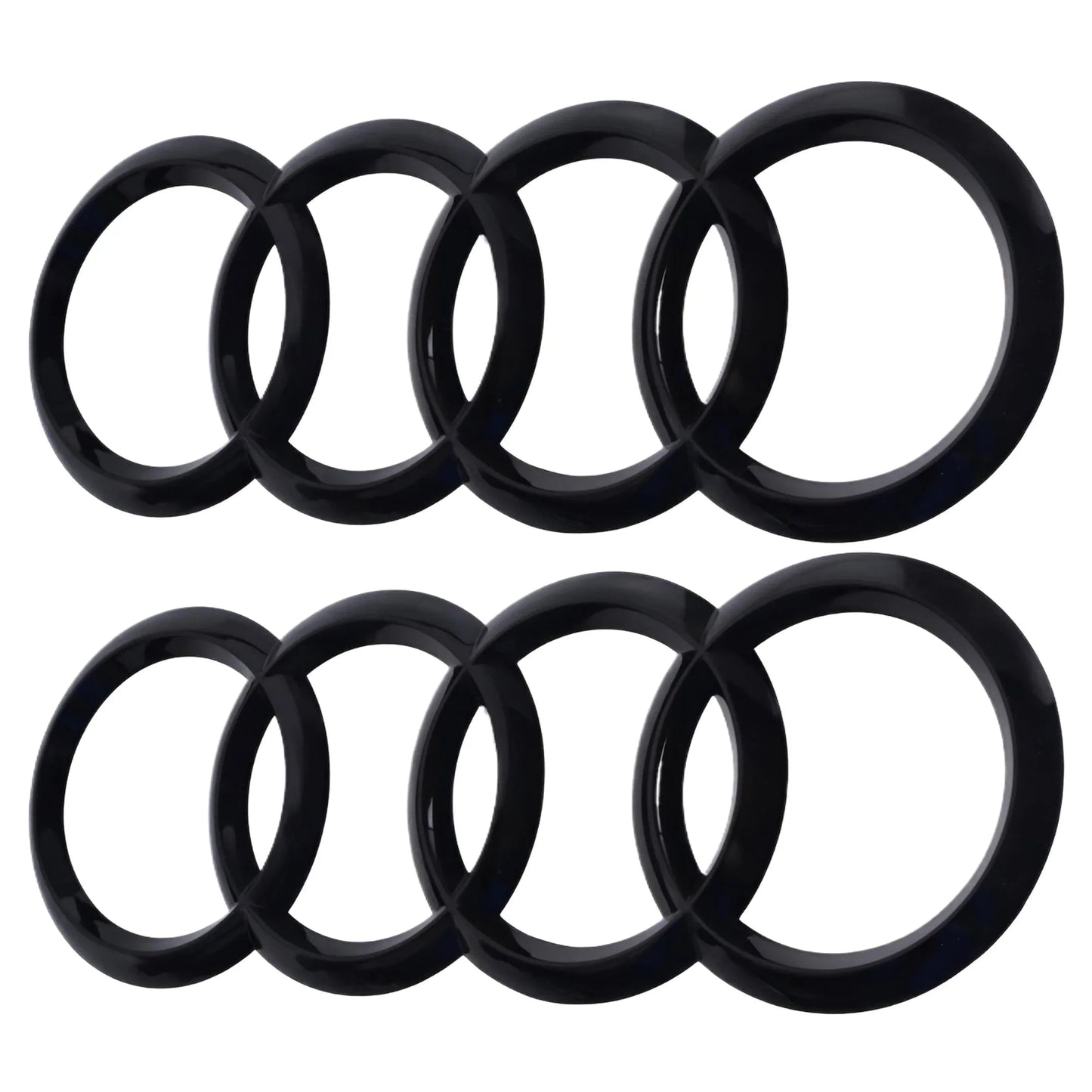 Audi Emblem | Glänzendes Schwarz