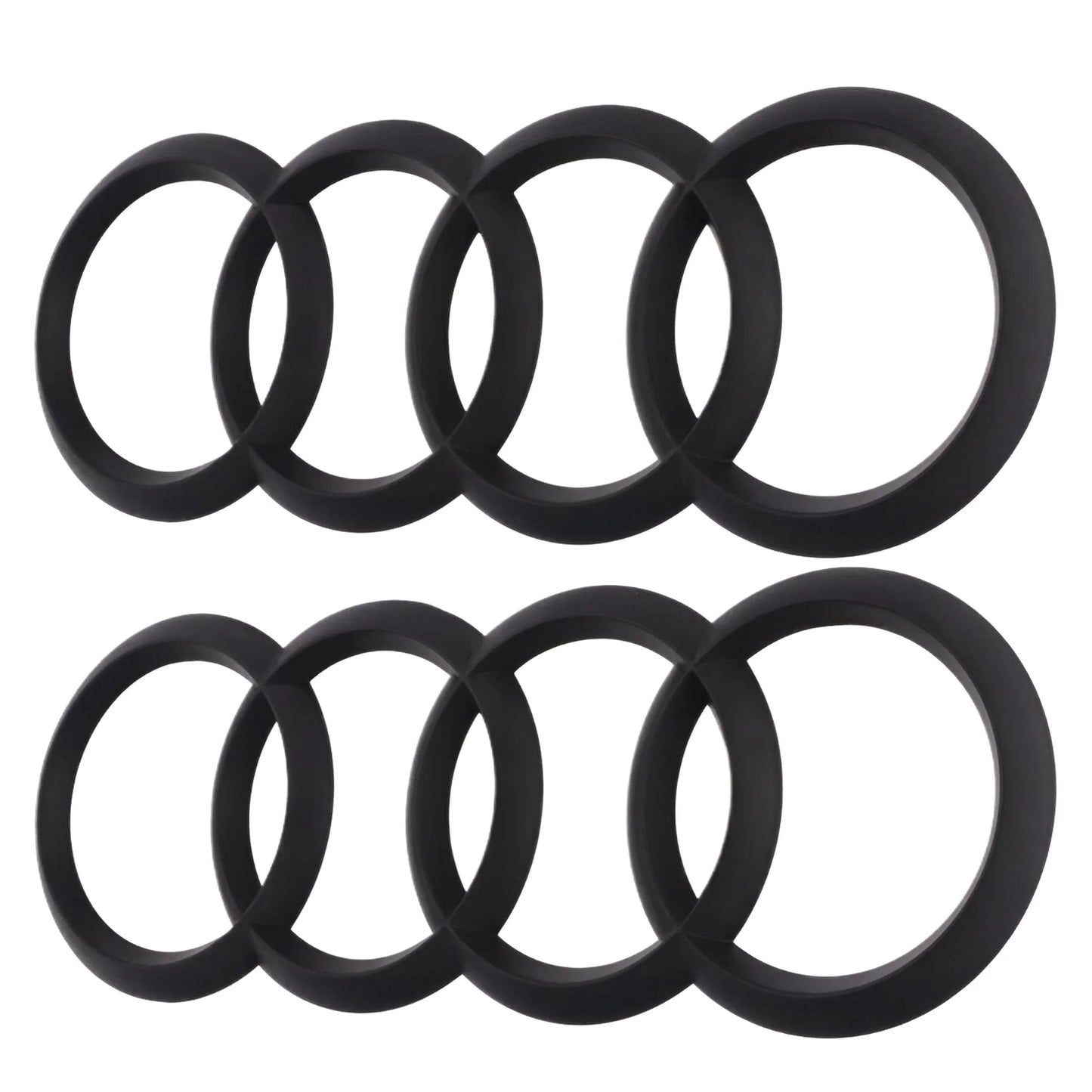 Audi Emblem | Matt Schwarz