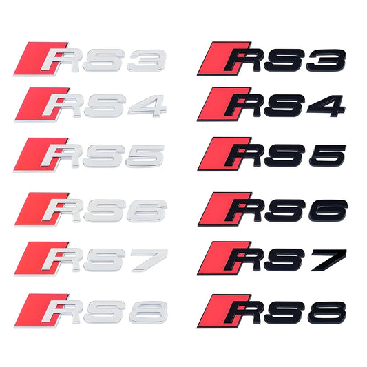 Audi RS Model Badge